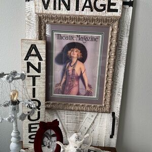 Vintage Theatre Magazine Framed Art